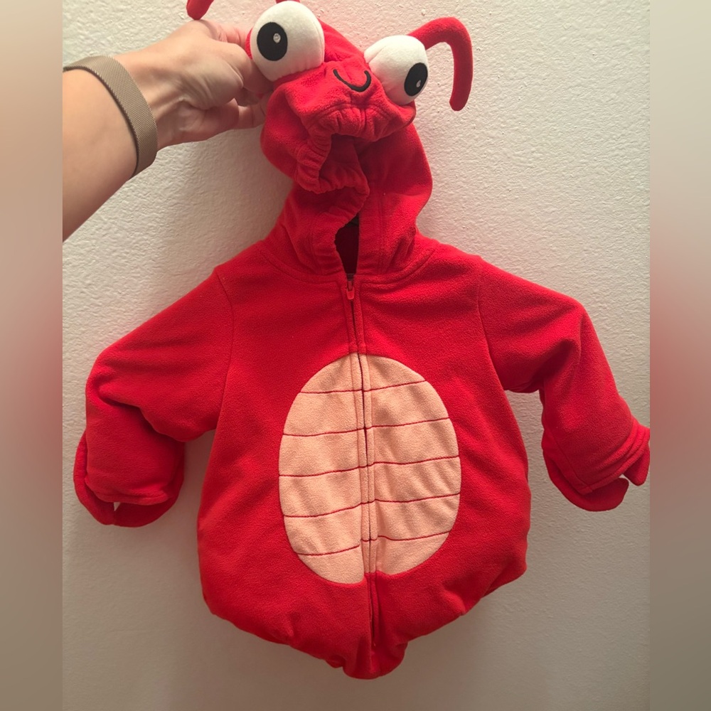 Baby lobster Costume with Hood